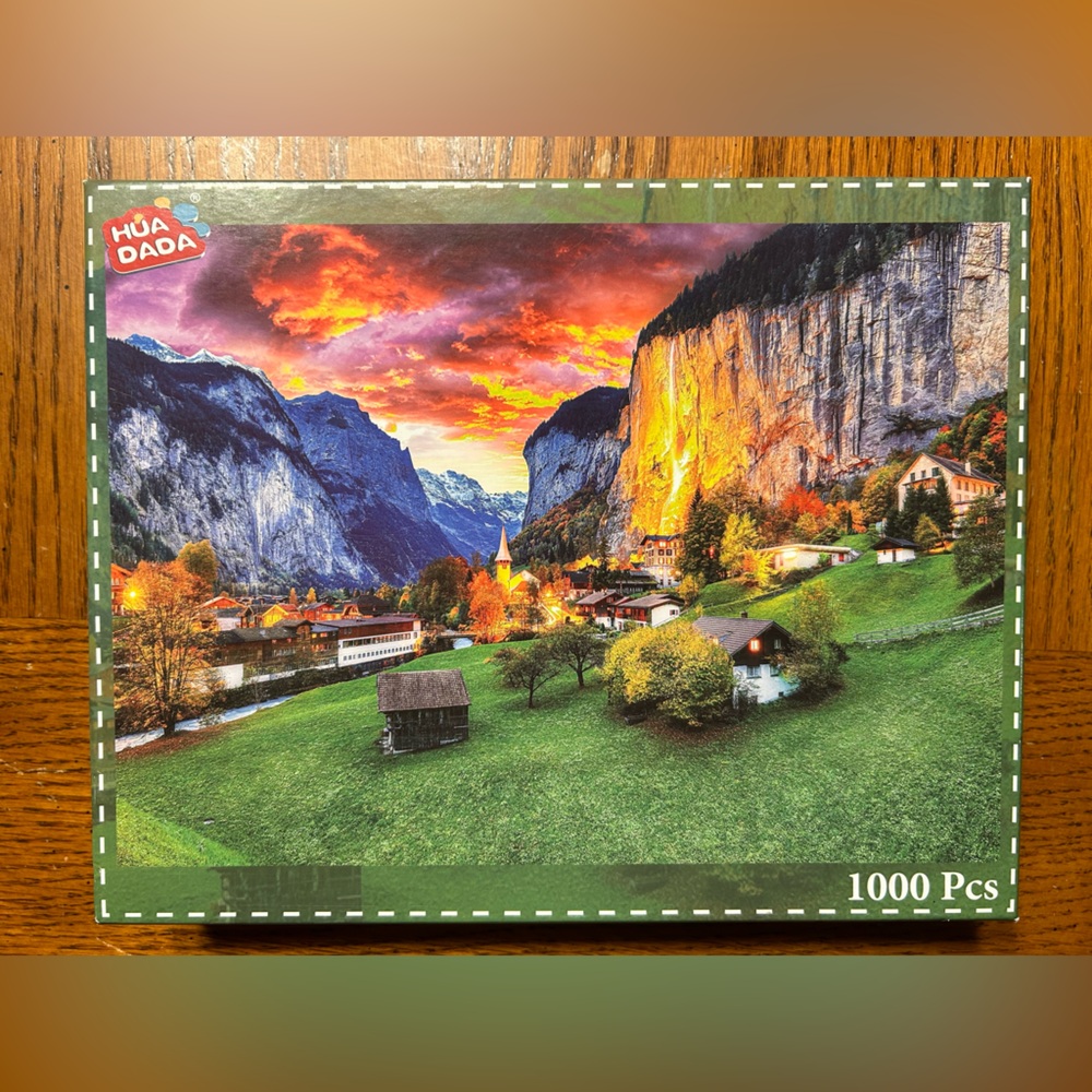 1000-Piece Jigsaw Puzzle - Scenic German Landscape by Hua Dada
